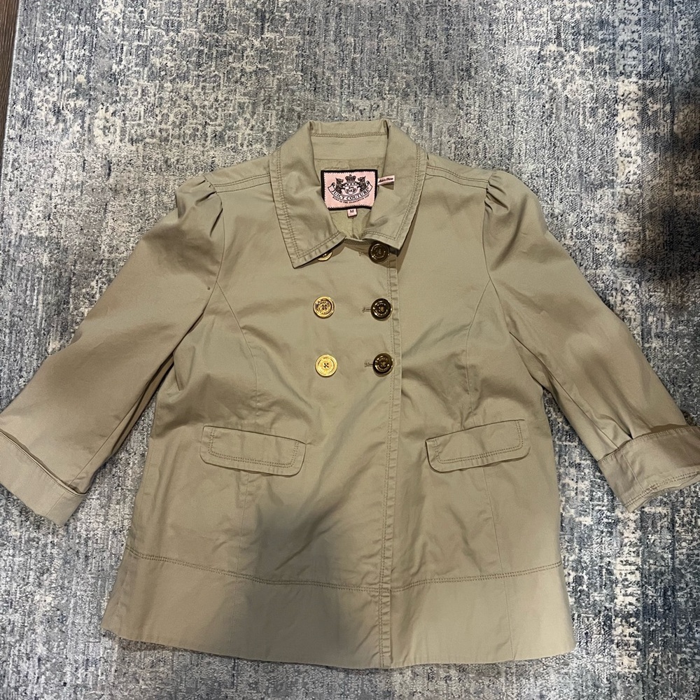 Vintage Juicy Contoure with Classic Double-Breasted Design- discontinued piece